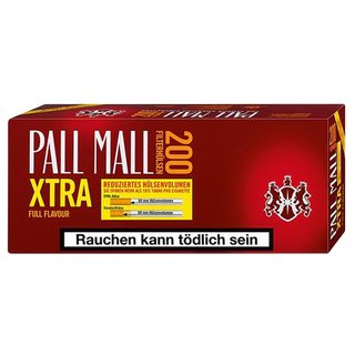Pall Mall Xtra Filterhlsen Full Flavor 200er Pack