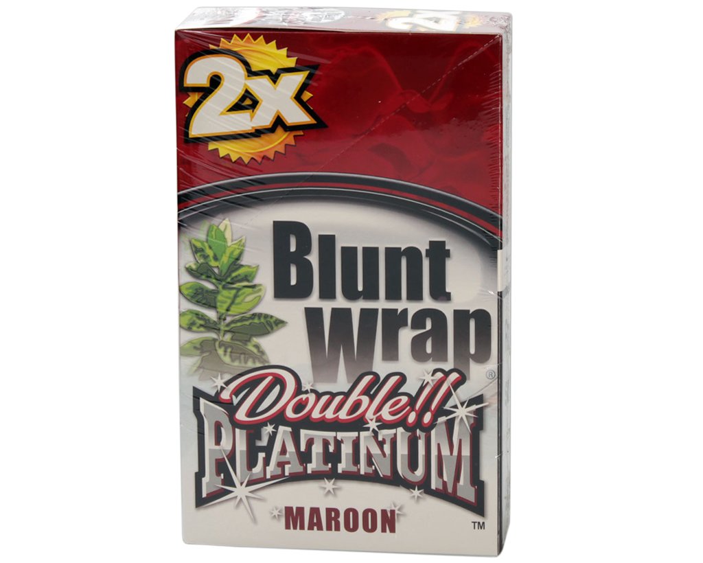Blunt Wrap Double Blunts - Maroon - Wet Cherry