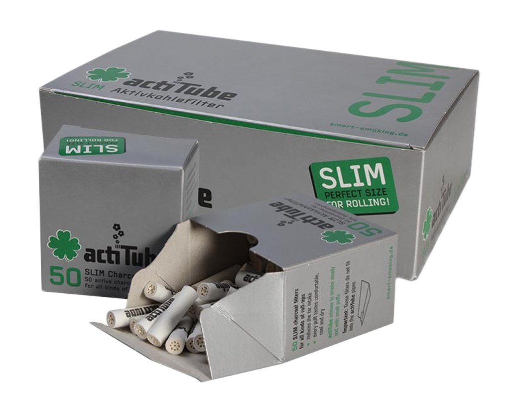 ActiTube Aktivkohlefilter Slim 7mm 50er Pack
