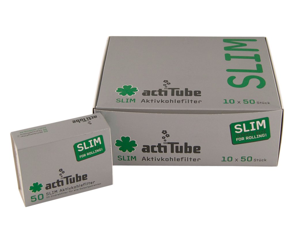 7mm Filter Joint Tips ActiTube SLIM Aktivkohlefilter 2x50er Aktivkohle Filter 