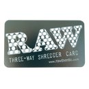 RAW Three-Way Shredder Card 8,5 x 5cm