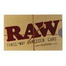 RAW Three-Way Shredder Card 8,5 x 5cm