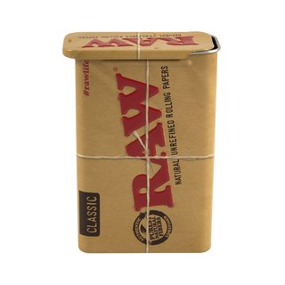 Raw Metall Zigarettenbox mit Schiebedeckel