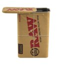 Raw Metall Zigarettenbox mit Schiebedeckel