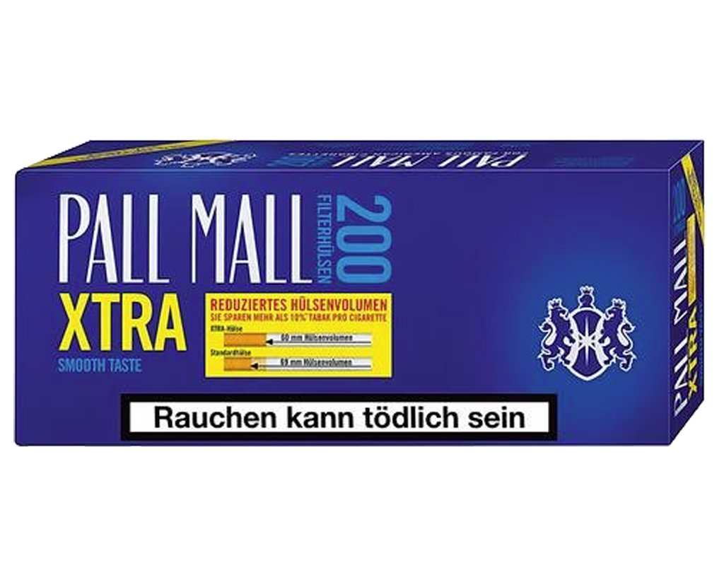 Pall Mall Xtra Filterhülsen Smooth Taste 200er Pack