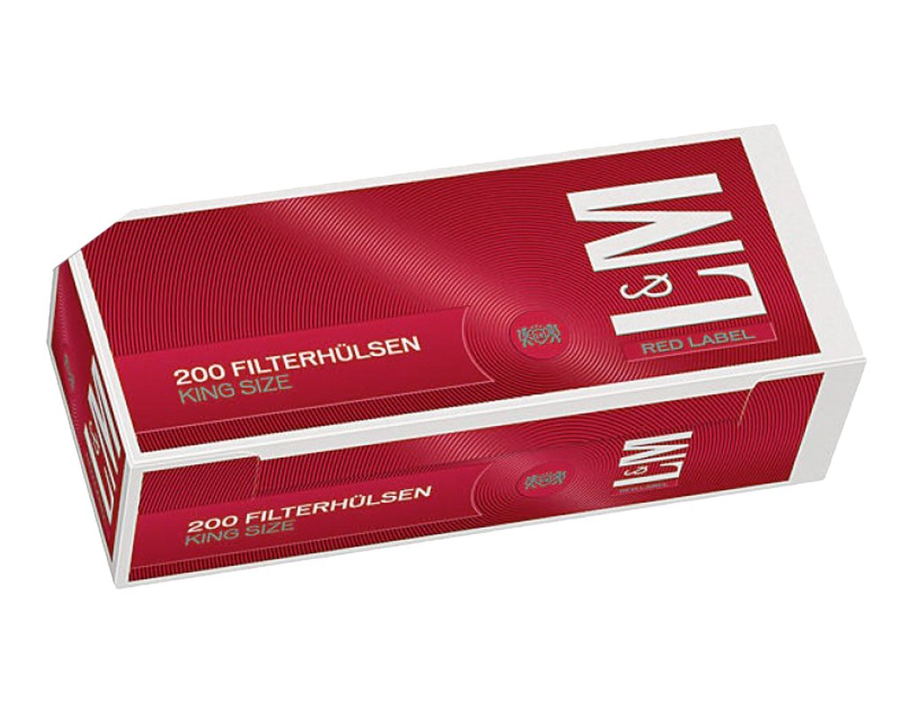 L&M Red Label Filterhülsen 200er Pack