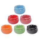 Keramik Windaschenbecher Streifen - verschiedene Farben