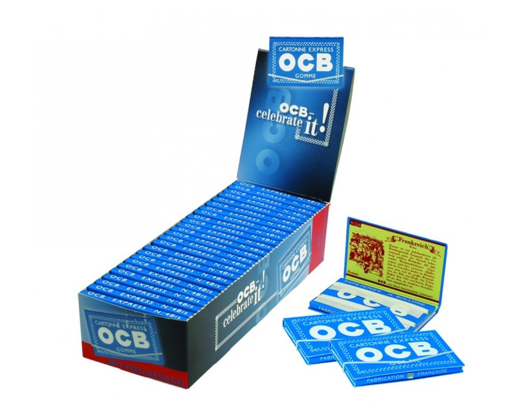OCB Blau Regular 100er - 5 Heftchen