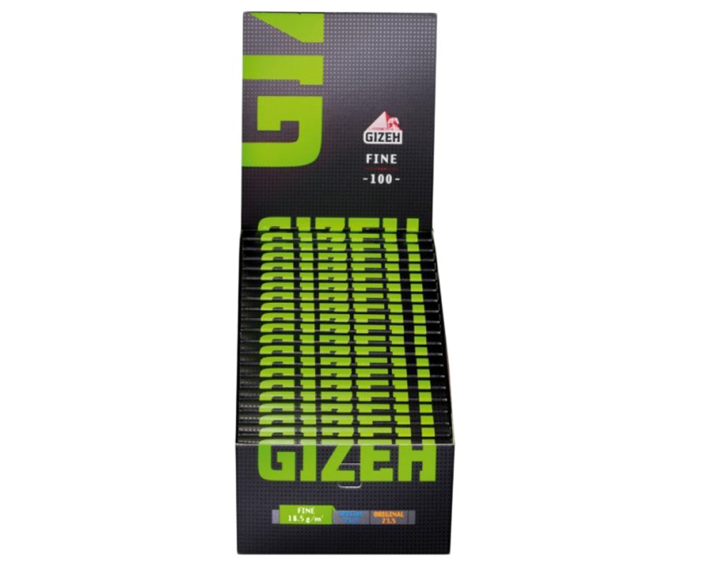 GIZEH Black Fine Regular 100er - 2 Boxen