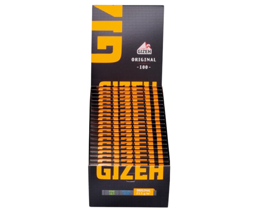 GIZEH Black Original Regular 100er - 3 Boxen