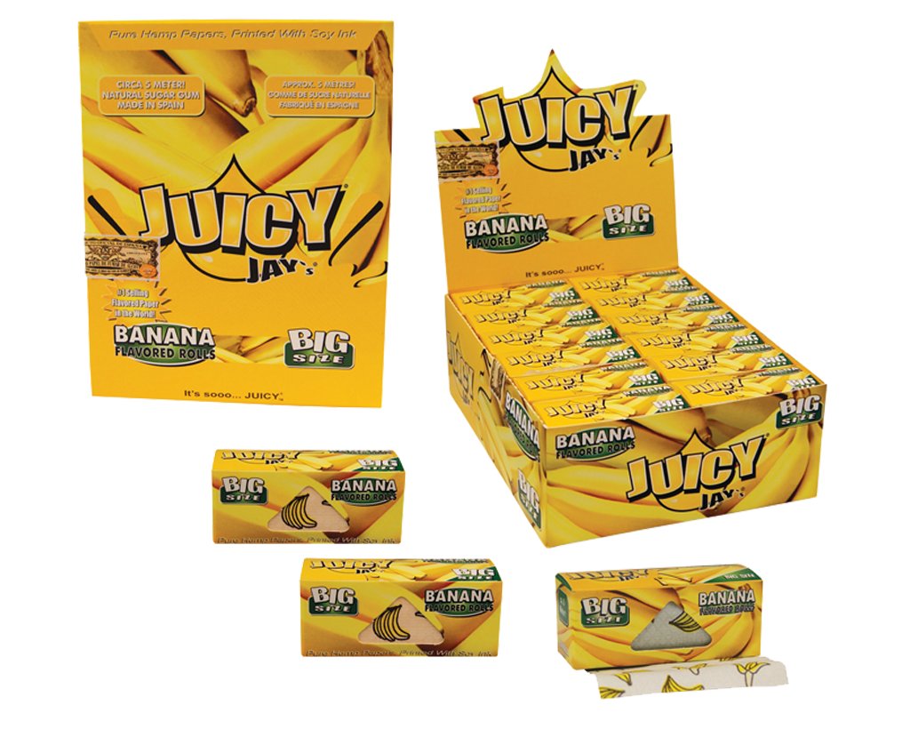 Juicy Jay´s Rolls King Size Banana - 6 Packungen