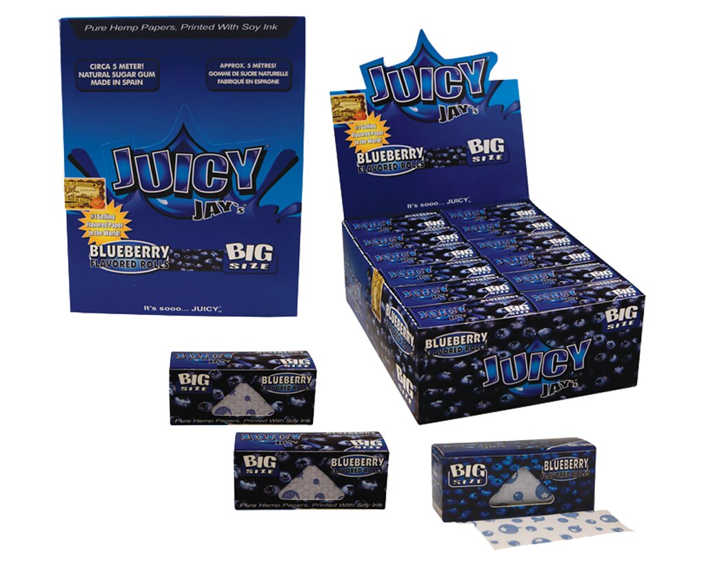 Juicy Jay´s Rolls King Size Blueberry - 12 Packungen