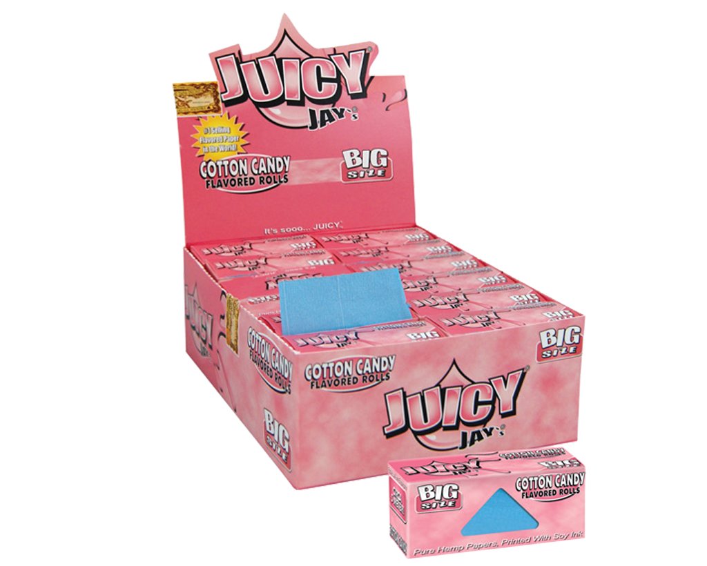 Juicy Jay´s Rolls King Size Cotton Candy - 12 Packungen