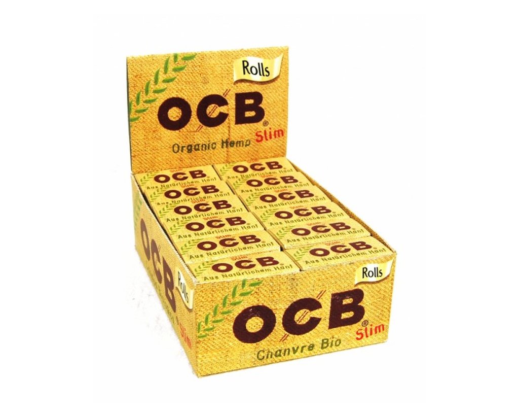 OCB Organic Hemp Rolls Slim - 12 Packungen