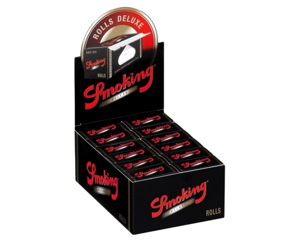 Smoking Deluxe Black Rolls Slim - 6 Packungen