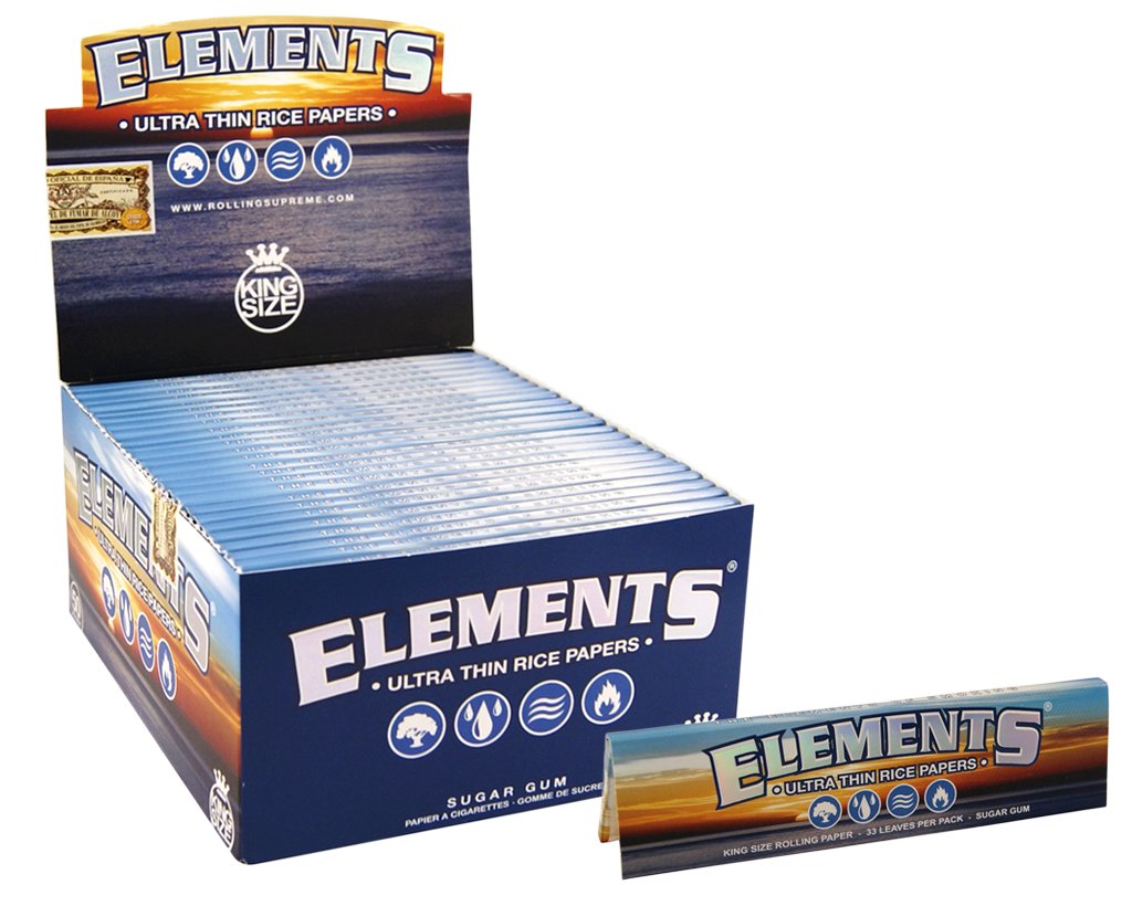 Elements Papers King Size - 10 Heftchen