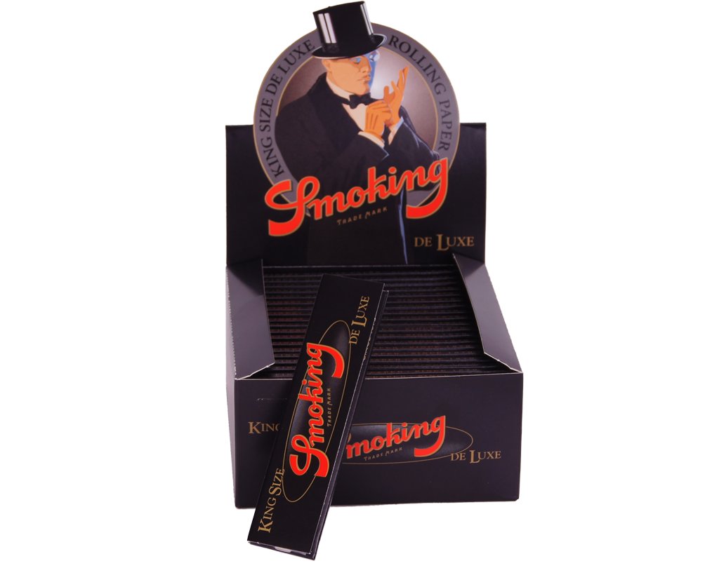 Smoking Papers King Size Deluxe Black - 10 Heftchen