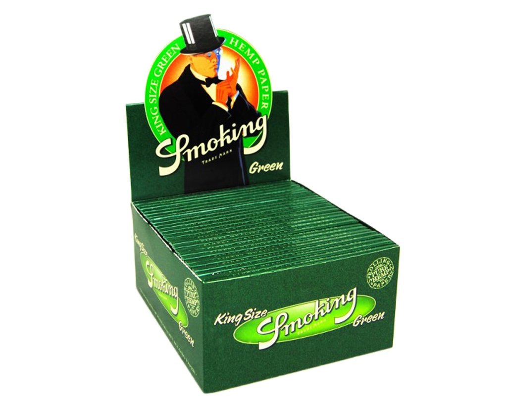 Smoking Papers King Size Green - 1 Box
