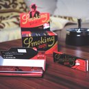 Smoking Papers King Size Deluxe Black + Tips - 6 Heftchen