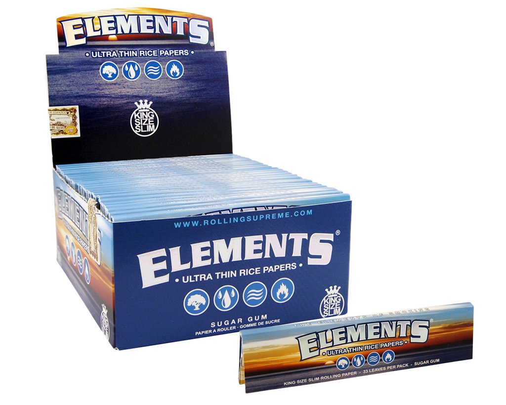 Elements Papers King Size Slim - 10 Heftchen