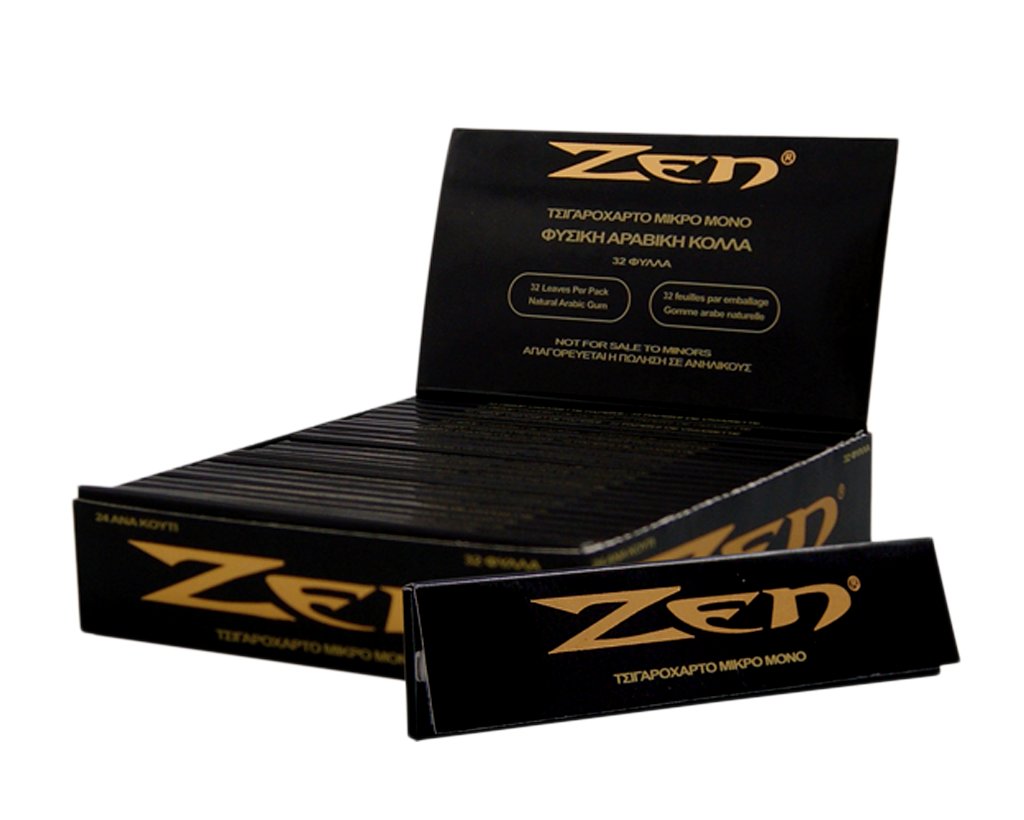 Zen Papers Black King Size Slim - 3 Boxen