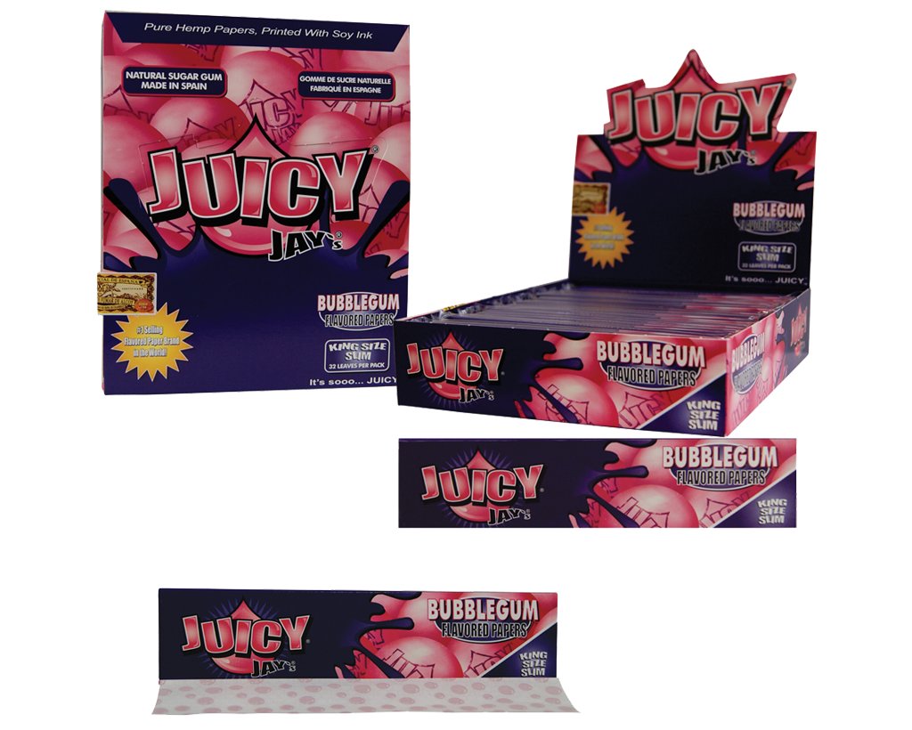 Juicy Jay´s King Size Slim Bubble Gum - 3 Boxen