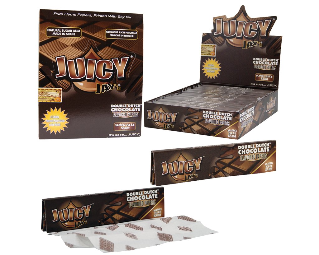 Juicy Jay´s King Size Slim Double Dutch Chocolate - 1 Box