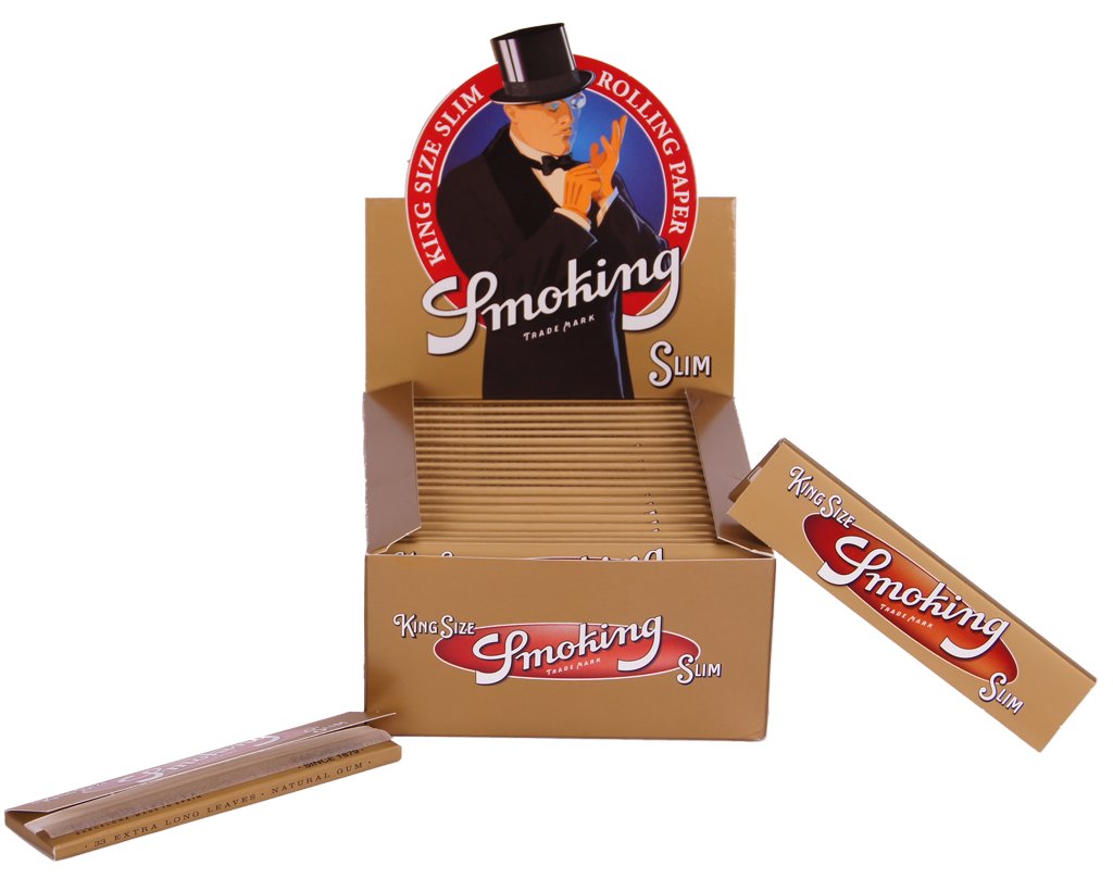 Smoking Papers King Size Slim Gold - 1 Box
