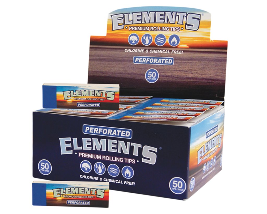 Elements Filtertips Slim perforiert - 1 Box