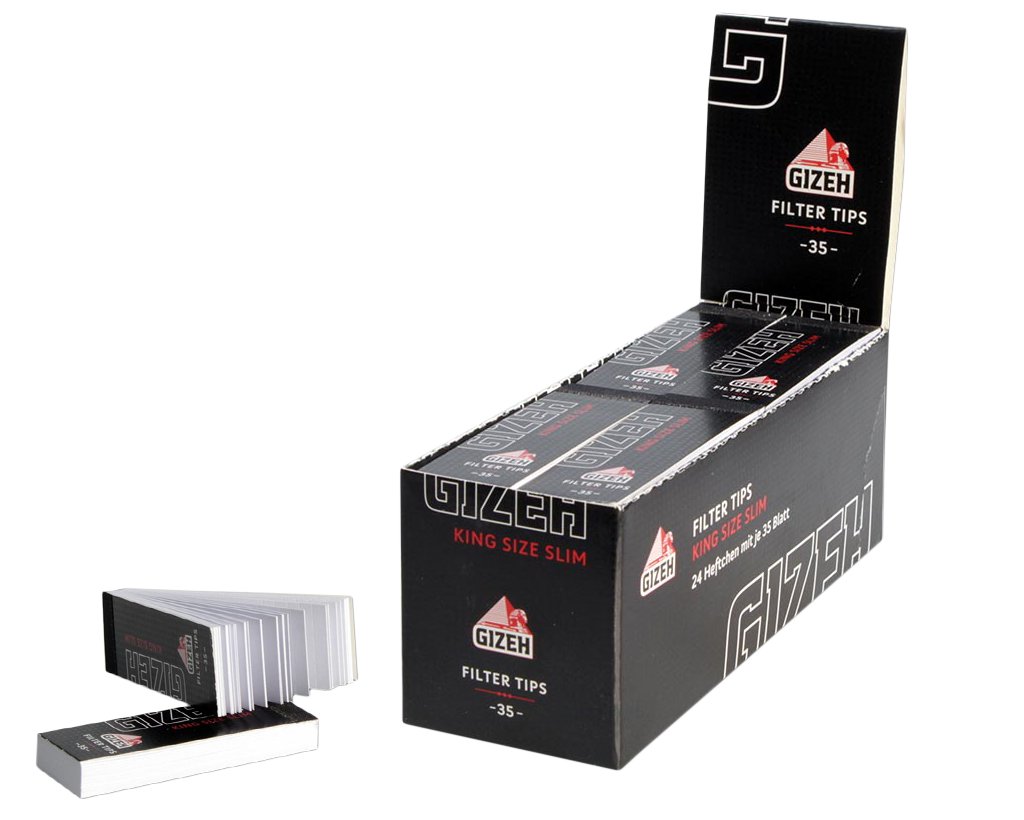 GIZEH Filtertips Slim - 3 Boxen