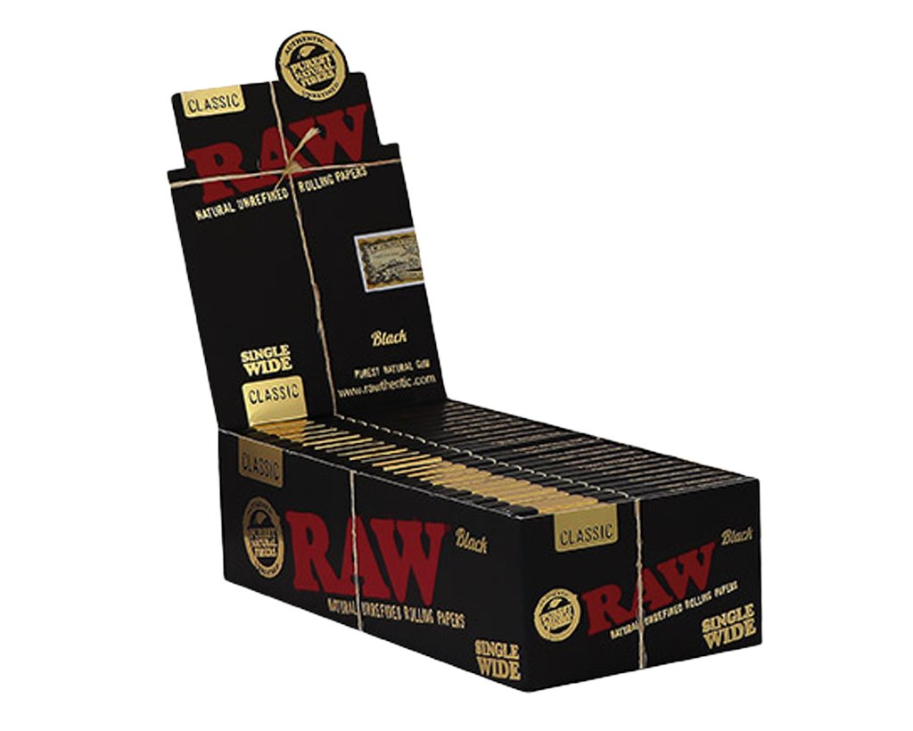 RAW Black Classic Papers Regular - 1 Box