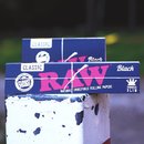 RAW Black Classic Papers King Size Slim - 25 Heftchen