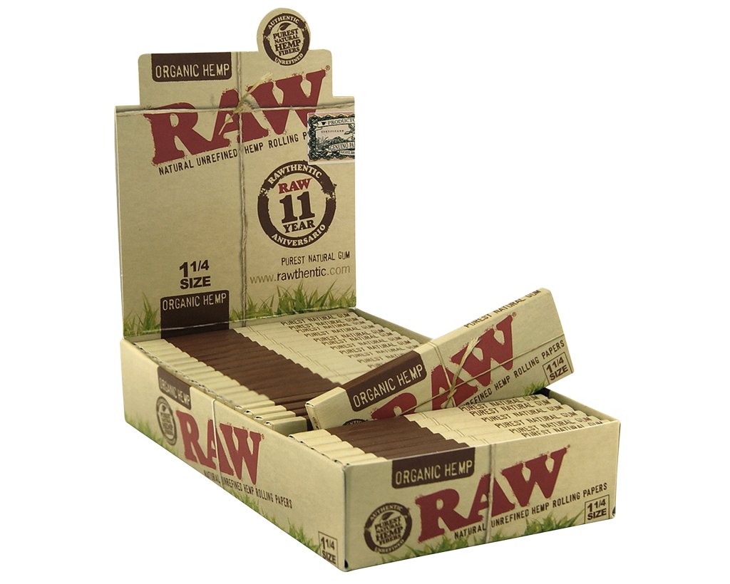 RAW Organic Papers 1 1/4 - 3 Boxen