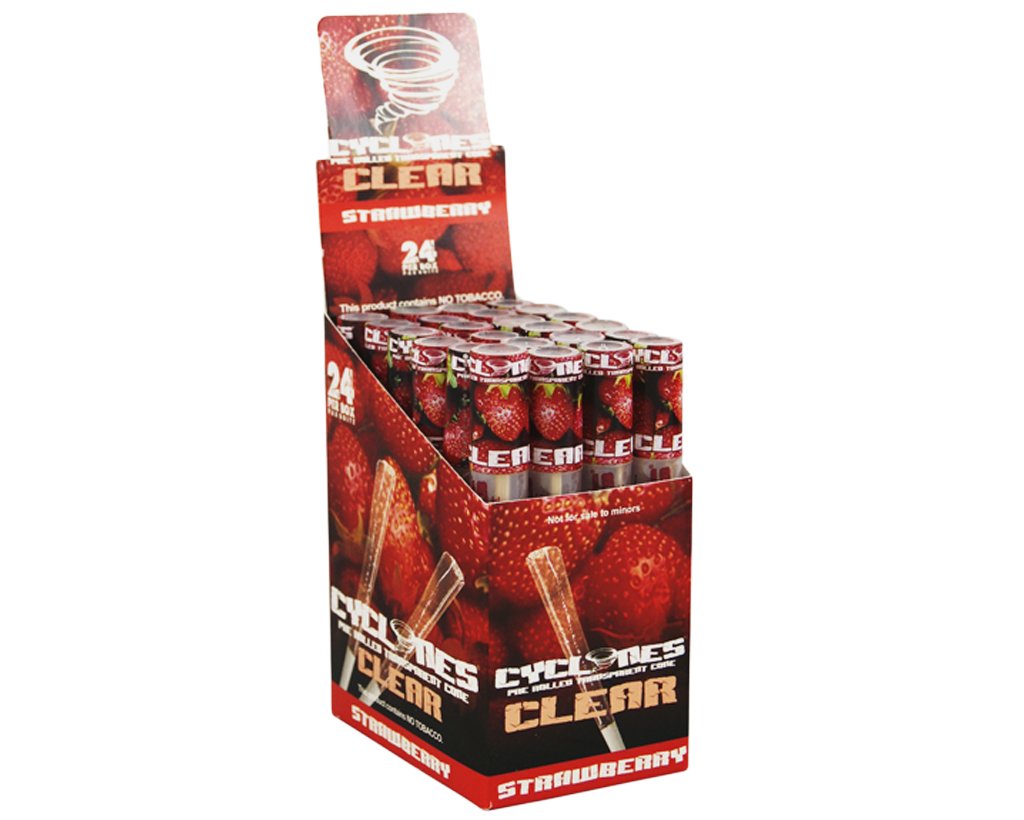 Cyclones Clear Blunts - Strawberry