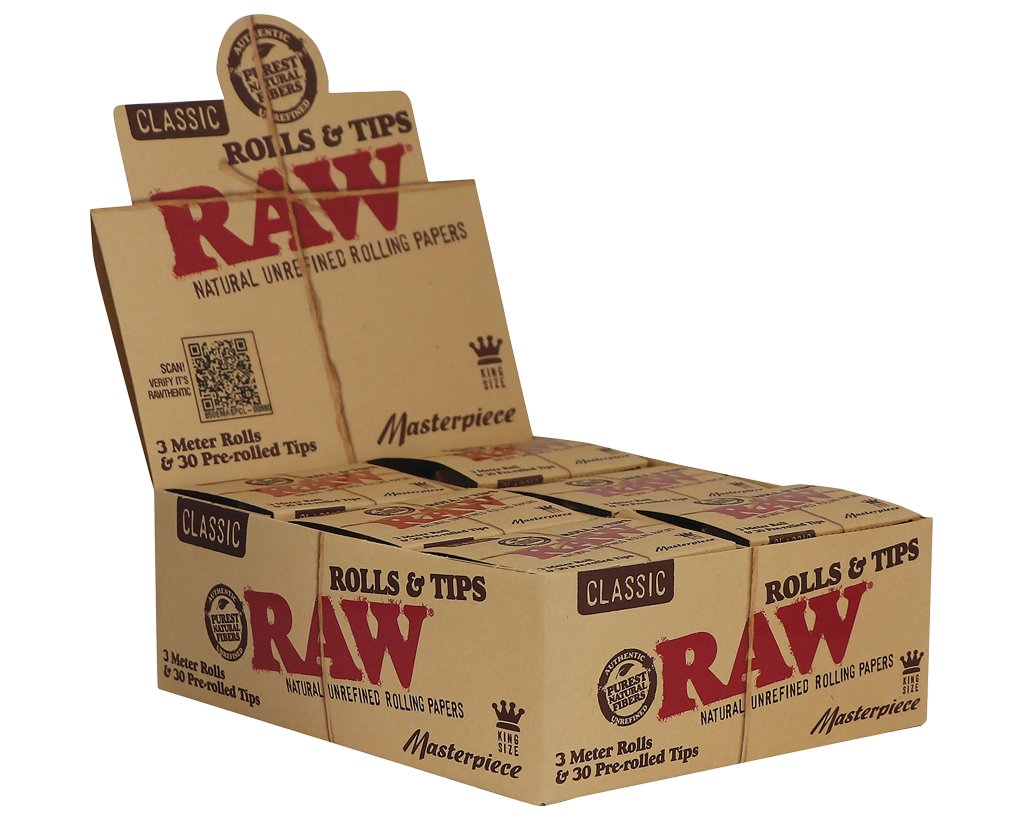 RAW Masterpiece Classic Rolls King Size - 1 Box