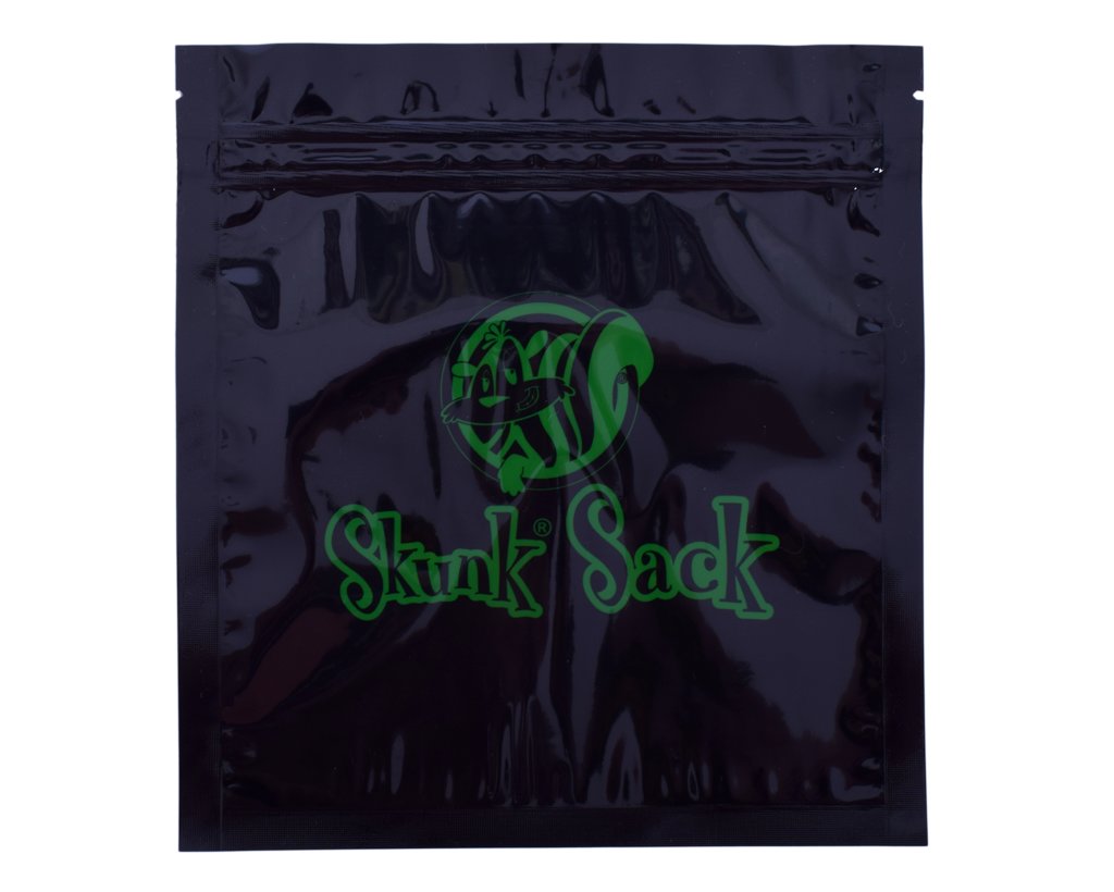 Skunk Sack Black Druckverschlussbeutel Large 178 x 190mm - 6er Pack