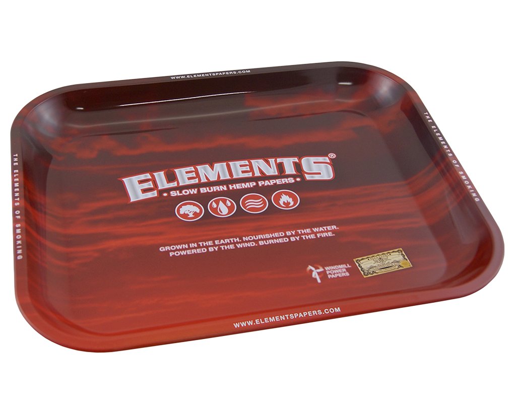 Elements Red Drehtablett Medium 34 x 27,5cm