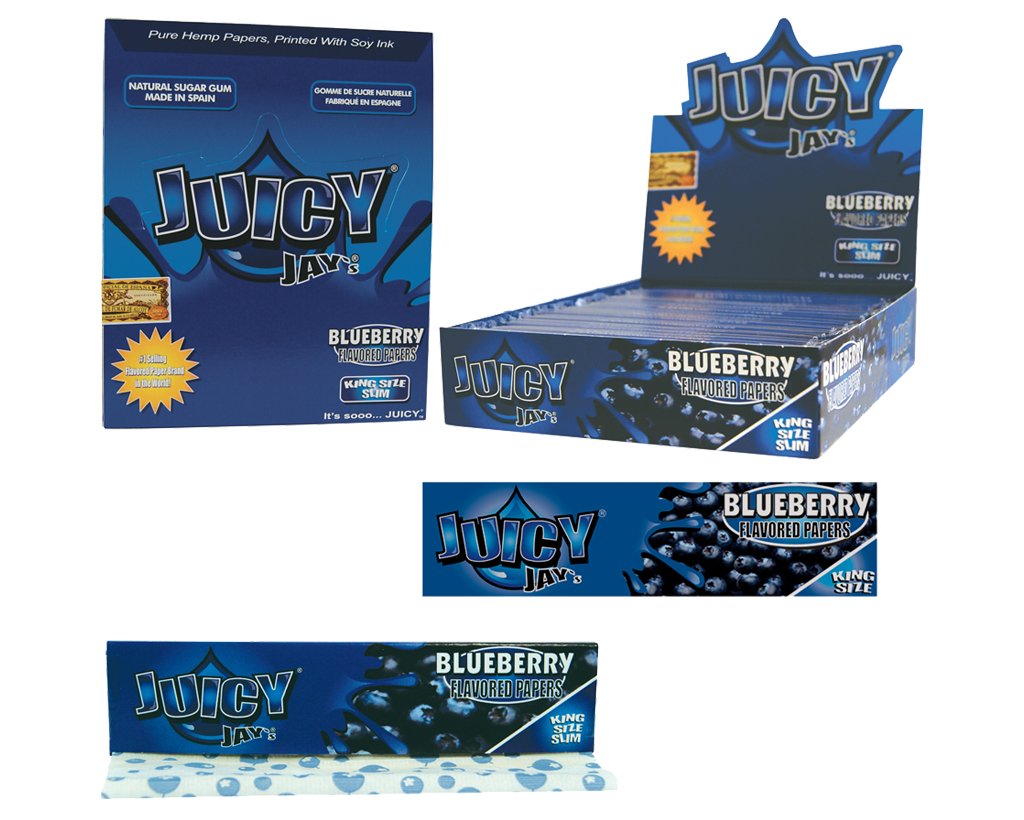 Juicy Jay´s King Size Slim Blueberry - 3 Heftchen