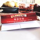Elements Red Connoisseur King Size Slim + Tips  -3 Heftchen