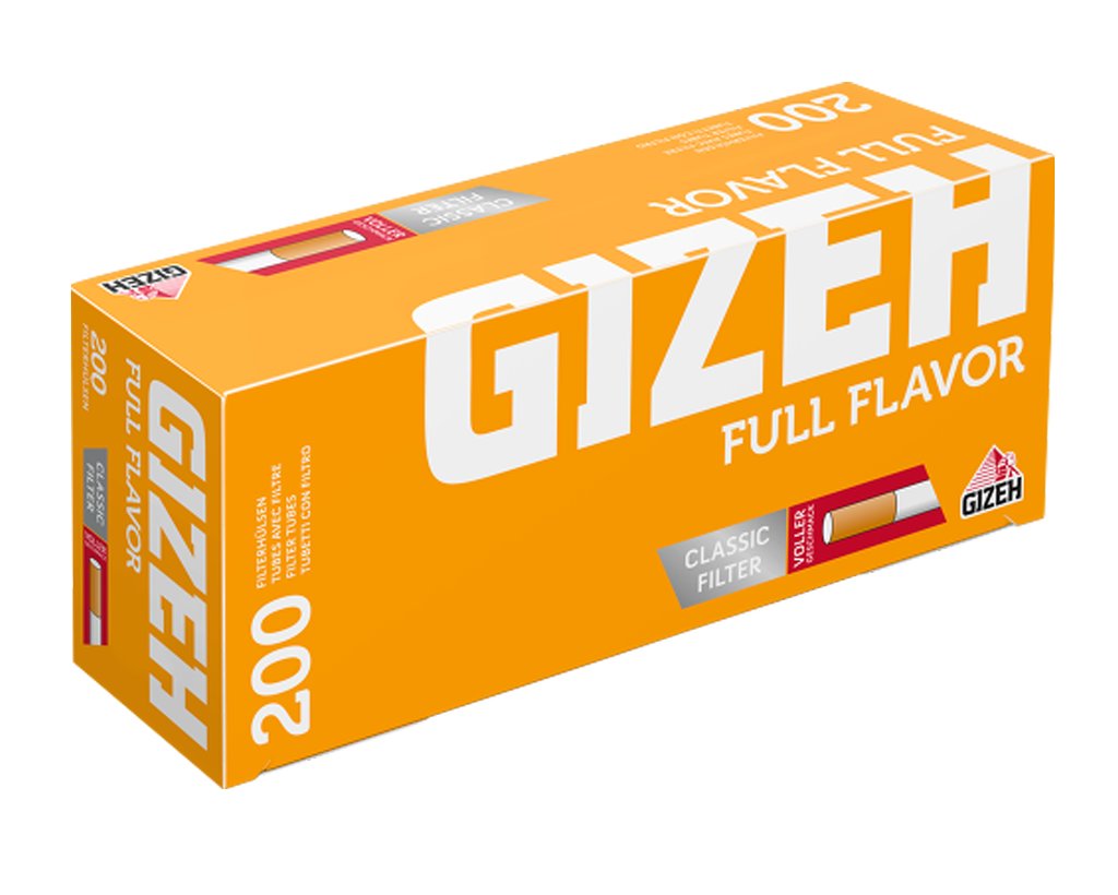 GIZEH Full Flavor Filterhülsen 84mm 200er Pack - 5 Boxen