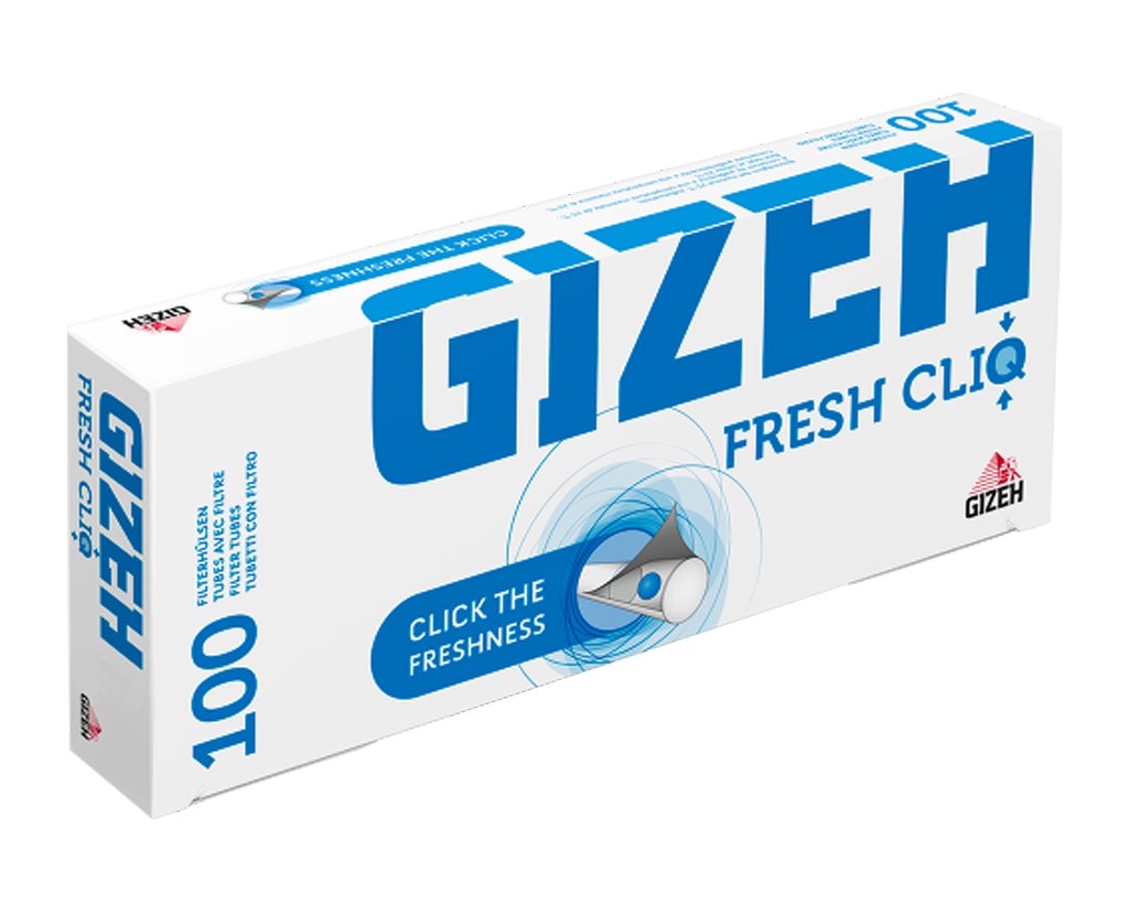GIZEH Fresh Cliq Filterhülsen 84mm 100er Pack - 3 Boxen