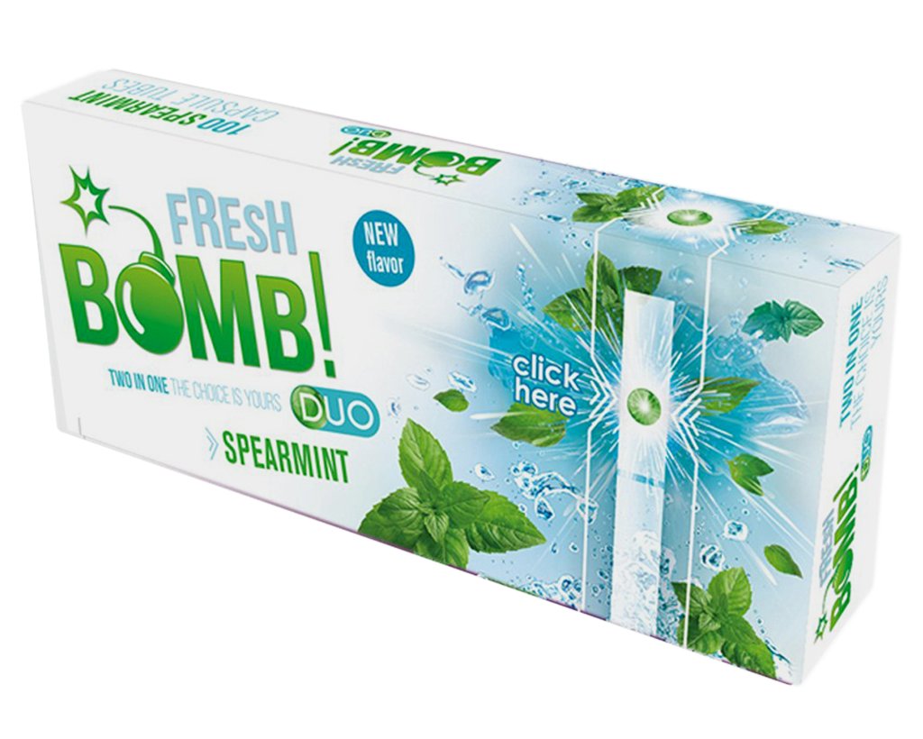 Fresh Bomb Spearmint Filterhülsen 100er Pack - 20 Boxen