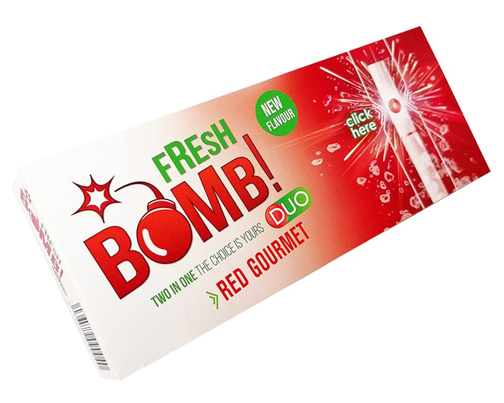 Fresh Bomb Red Gourmet Filterhülsen 100er Pack - 3 Boxen